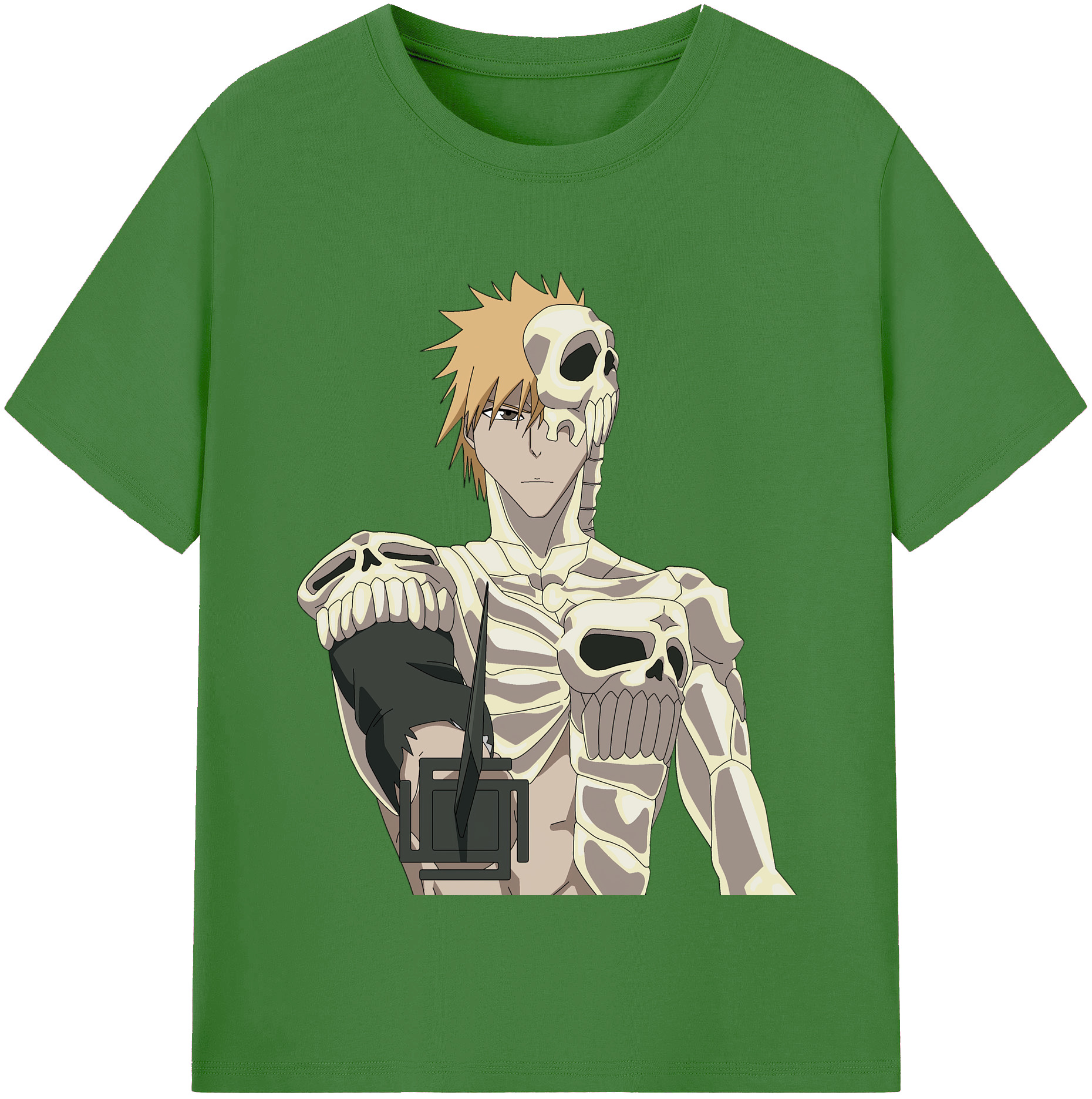 （画像用） ブリーチ 黒崎一護（くろさき いちご）BLEACH Kurosaki Ichigo レディースカジュアルプリントTシャツ（綿100％）